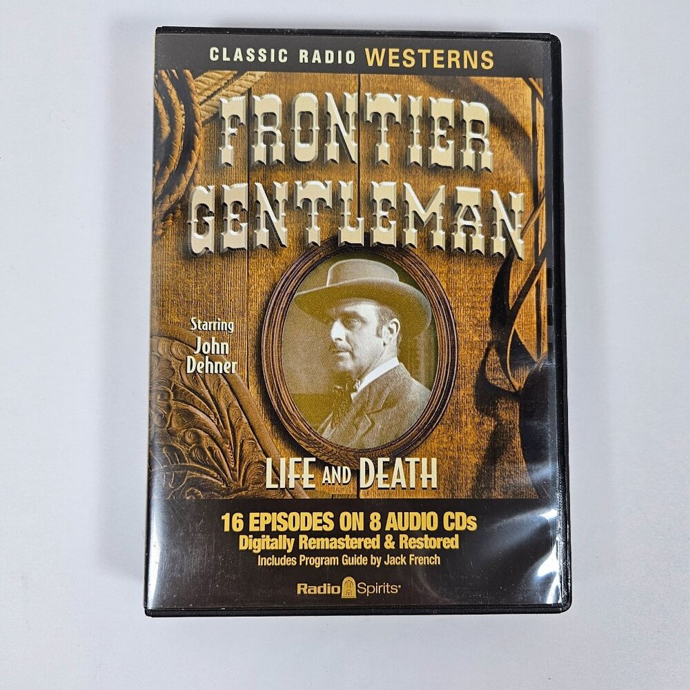 Frontier Gentleman Life and Death 8 Audio CDs Classic Radio Westerns 16 Episodes